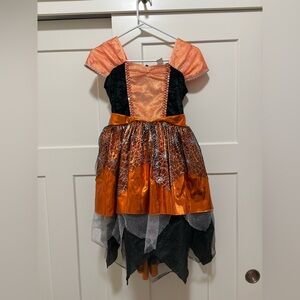 Orange and Black Kids Halloween Costume-Size Large